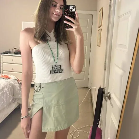 For Love and Lemons Talia Mini Skirt